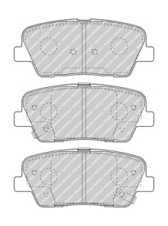 Комплект гальмівних колодок FERODO FDB4391