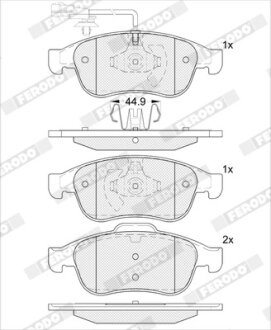 Тормозные колодки FERODO FDB5541