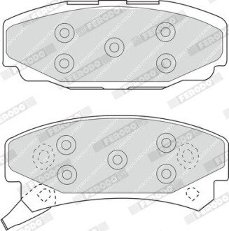 Колодки тормозные дисковые JEEP GRAND CHEROKEE 92-99 FERODO FDB921 (фото 1)