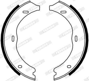 Колодки тормозные барабанные FERODO FSB4003