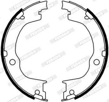 Колодки гальмівні барабанні FERODO FSB4006