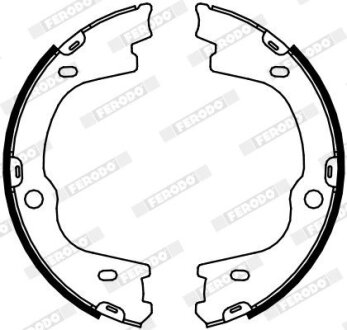 Колодки тормозные барабанные FERODO FSB4087