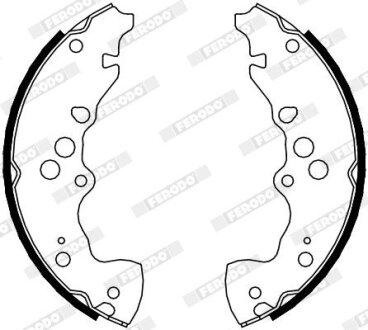 Колодки гальмівні барабанні FERODO FSB4115
