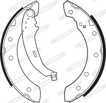 Колодки гальмівні барабанні FERODO FSB519