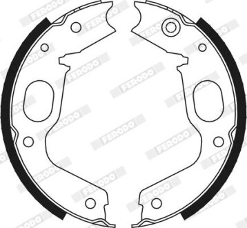 Колодки тормозные барабанные FERODO FSB663