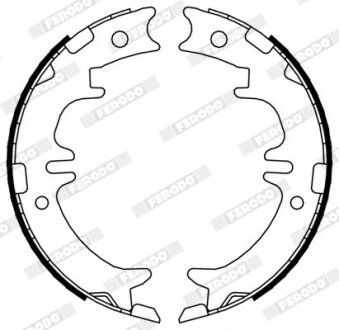Колодки гальмівні барабанні FERODO FSB674