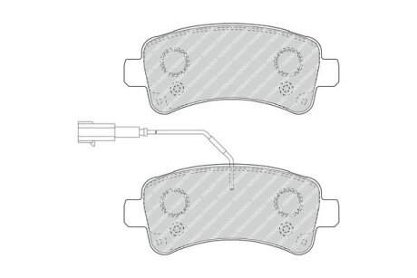 Колодки гальмівні дискові FERODO FVR4950