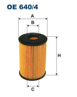 Фильтр масла FILTRON OE640/4