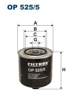 Фильтр масла FILTRON OP525/5