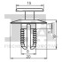 Кліпса кріплення облицювання (затискач) Fischer Automotive One (FA1) 10-20002.10 (фото 2)