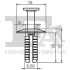 Кліпса кріплення (затискач) Fischer Automotive One (FA1) 11-20021.10 (фото 2)