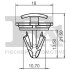 Кліпса кріплення (затискач) Fischer Automotive One (FA1) 11-40078.5 (фото 2)