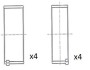 Вкладиши шатунні STD Psa 2.0HDI DW10A/B Fischer Automotive One (FA1) BB2069-STD (фото 1)