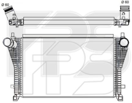 Радиатор наддува FPS FP 64 T05