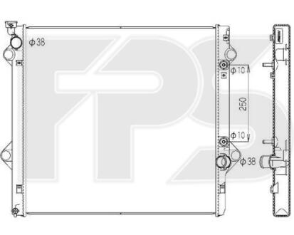 Радіатор охолодження FPS FP 70 A1316