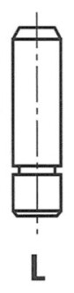 Направляюча клапана IN/EX (7.02mm) DAEWOO LANOS 1.5 97-13, NEXIA 1.5 97- (дв.A15SMS, G15MF) FRECCIA G11417