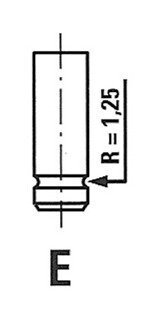 Клапан IN Psa 1.7D/1.9D XUD7/XUD9 38.5X8X112.4 86- FRECCIA R3987/S