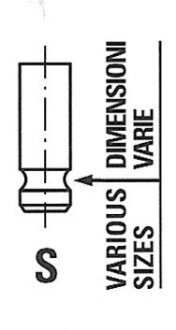 Клапан IN 30,4x5x89,5 Mitsubishi Colt 1.1i 12V,1.3i,1.5i 16V 04- FRECCIA R6484/SNT