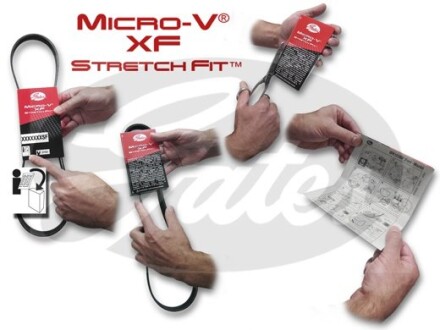 Поліклінові ремені Micro-V StretchFit Gates 6PK1140SF