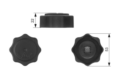 Крышка радиатора Gates RC229