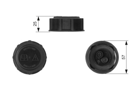 Крышка радиатора Gates RC233