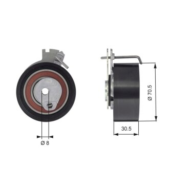 Шкив натяжной Gates T43159