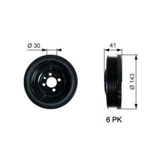 Шків Gates TVD1031