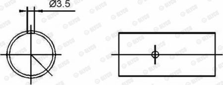 ПОДШИПНИК скольжения Glyco 55-3422 SEMI