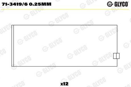 Glyco 71-3419/6 0.25MM