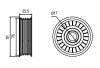 Натяжний ролик поліклинового ременя GMB GTA0390 (фото 4)