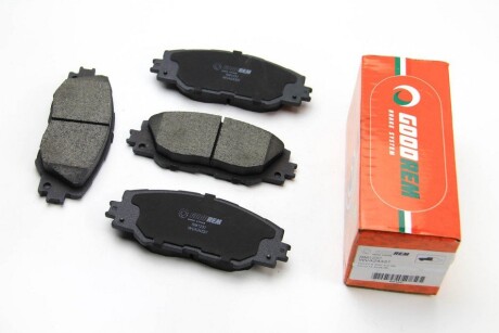 Тормозные колодки пер. RAV 4 05-18/AURIS 07-12 GOODREM RM1237