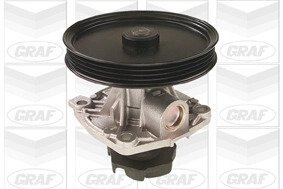 Помпа системи охолодження 1.4MPI 8V, 1.6MPI 8V FIAT Fiorino 88-00, Tipo 88-95, Tempra 90-97, Uno 84-95; LANCIA Dedra 89-99 GRAF PA598