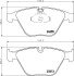 Гальмівні колодки дискові перед. BMW 3 (E90/E90N) 320d 05-/X1 (E84) 09- HELLA 8DB 355 013-931 (фото 1)