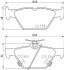 Гальмівні колодки дискові зад. Subaru Outback 2.0 D 2015- HELLA 8DB 355 023-341 (фото 1)