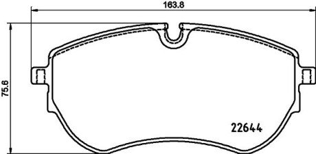 Комплект тормозных колодок VW Amarok 2.0D/3.0D 09.11-05.22 HELLA 8DB 355 037-731