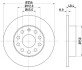 (260mm) Диск гальмівний зад. Skoda Octavia 04-/Caddy 04-/Golf 03-/Jetta 05-/Touran 03- HELLA 8DD 355 109-641 (фото 4)