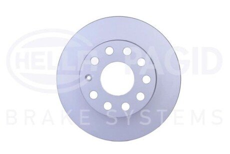 (260mm) Диск тормозной зад. Skoda Octavia 04-/Caddy 04-/Golf 03-/Jetta 05-/Touran 03- HELLA 8DD 355 109-641