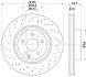 Гальмівний диск передній Mercedes S (W221) 2.2D-5.5 10.05-12.13 HELLA 8DD 355 115-011 (фото 4)