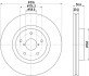Гальмівний диск передній Subaru Tribeca 06- HELLA 8DD 355 116-361 (фото 4)
