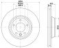 Диск гальмівний PRO High Carbon перед. лівий Audi Q7/VW Touareg/Porsce Cayenne 3.0TDI-6.0TDI 09.02- HELLA 8DD 355 128-061 (фото 4)