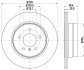 Диск гальмівний зад. BMW X5 (E70), X5 (F15, F85), X6 (E71, E72), X6 (F16, F86) 2.0D-3.0D 10.06-07.19 HELLA 8DD 355 128-761 (фото 4)