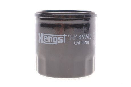 Фильтр масляный двигателя RENAULT DUSTER, LOGAN II 1.5 DCI 10- (выр-во HENGST) HENGST FILTER H14W42