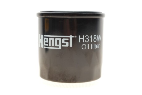 Фильтр смазочный двигателя CHEVROLET AVEO 1.2 08-, RAVON 1.5 15- (выр-во HENGST) HENGST FILTER H318W