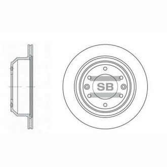 Гальмівний диск Hi-Q (SANGSIN) SD1032