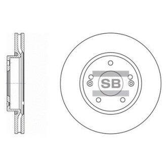 Диск гальмівний HYUNDAI I30 07 - (15) передн. (SANGSIN) Hi-Q (SANGSIN) SD1036