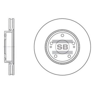 Диск гальмівний Hi-Q (SANGSIN) SD1048