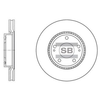 Гальмівний диск Hi-Q (SANGSIN) SD1051