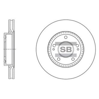 Тормозной диск Hi-Q (SANGSIN) SD1056