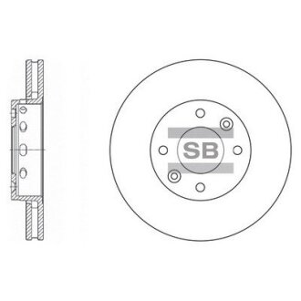 Гальмівний диск Hi-Q (SANGSIN) SD2001