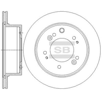 Диск гальмівний KIA SORENTO 06 - задн. (SANGSIN) Hi-Q (SANGSIN) SD2056